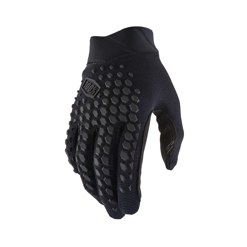 100% Geomatic Gloves in Charcoal/Black