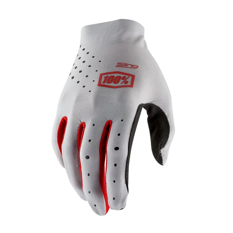 100% Sling MX Gloves in Grey