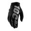 100% Brisker Women's Cold Weather Gloves in Black/Grey