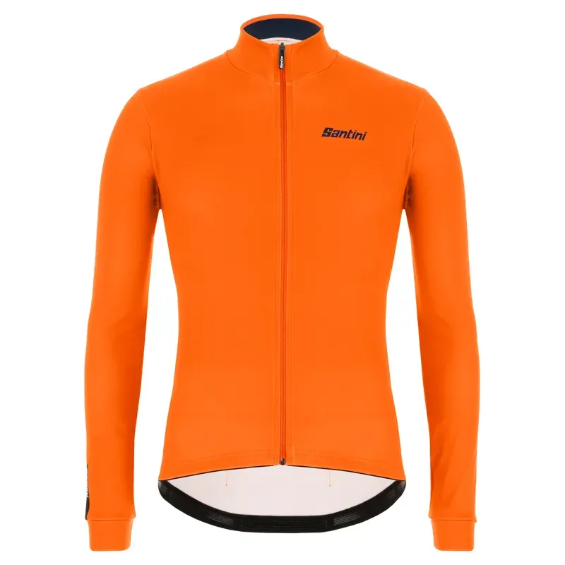 Santini Colore Winter Long Sleeve Jersey in Orange