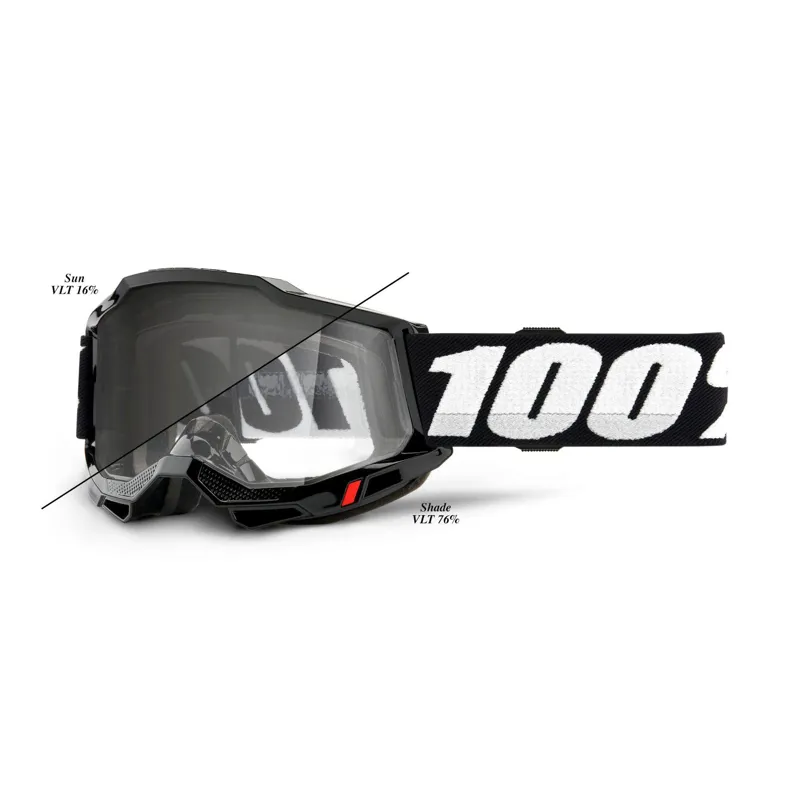 100% Accuri 2 Woods Photochromic Goggles in Black-1