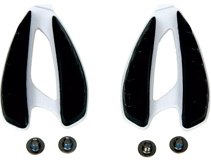 Specialized Replacement Road Shoe Heel Lugs in Black/White