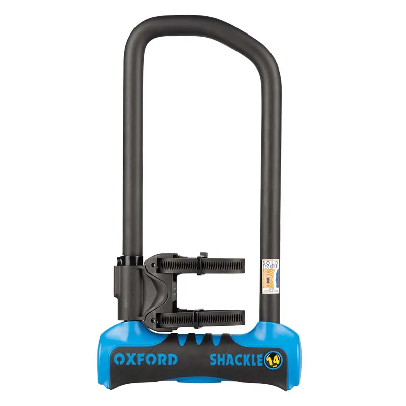 Oxford Shackle14 Pro 320177mm U-Lock in Blue