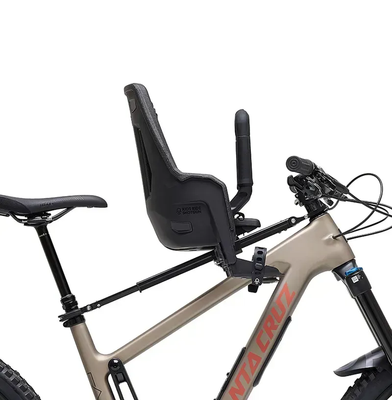Kids Ride Shotgun Pro EVO Stem/Steerer Mount Baby Seat in Black-2