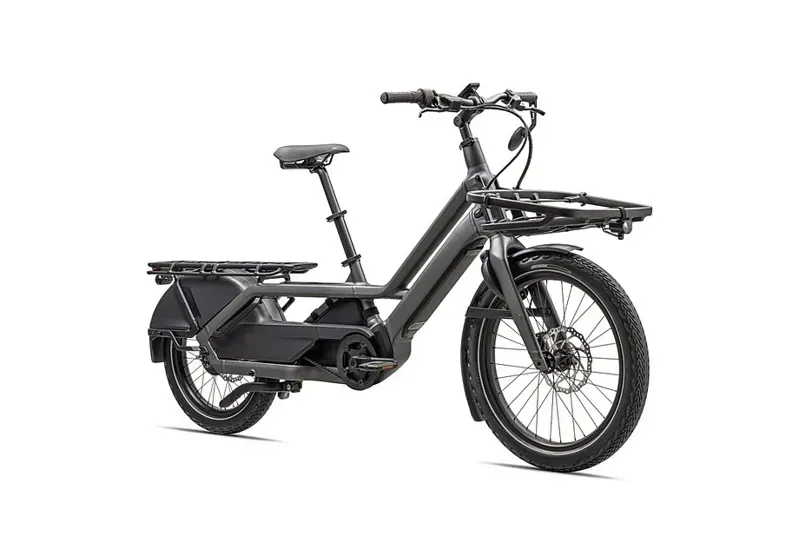 Specialized Turbo Porto Long Tail Cargo Electric Bike in Smoke/Black-2