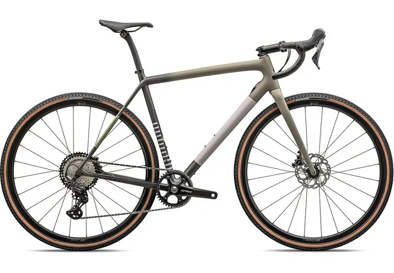 Specialized Crux Comp Road Bike in Taupe/Smoke/Midnight Shadow/Metallic Spruce/Clay