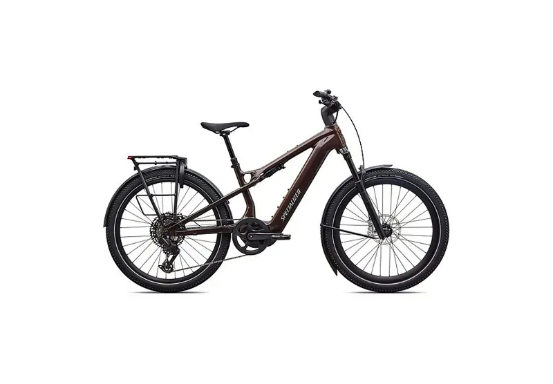 Turbo Vado 3 X 5.0  eHybrid Bike in Gloss Brown Metallic/Sunset Yellow