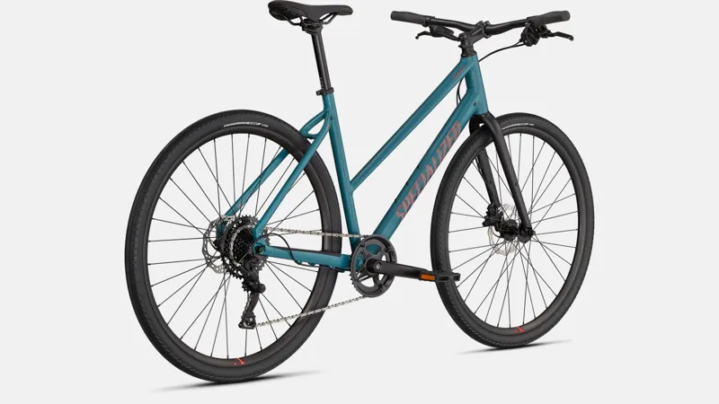 Specialized Sirrus X 2.0 Step-Through Hybrid Bike in Dusty Turquoise-1