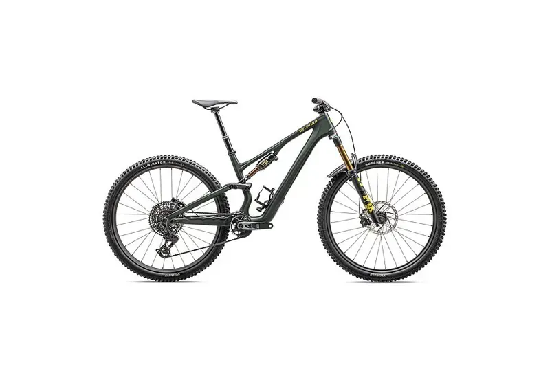 Specialized Stumpjumper 15 Pro Mountain Bike in Green Tint/Gunmetal/Metallic Sulphur