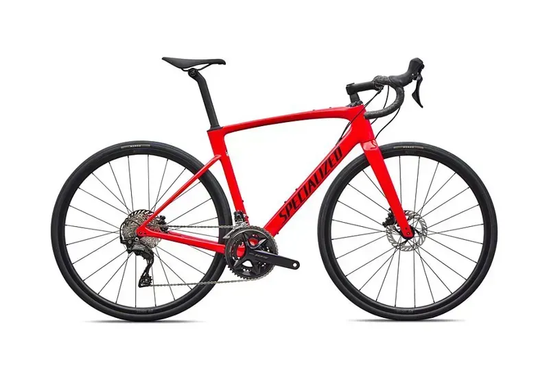 Specialized Roubaix SL8 Sport Road Bike in Vivid Red/Obsidian-2