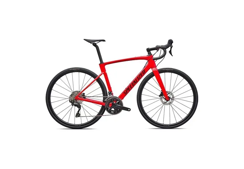 Specialized Roubaix SL8 Sport Road Bike in Vivid Red/Obsidian