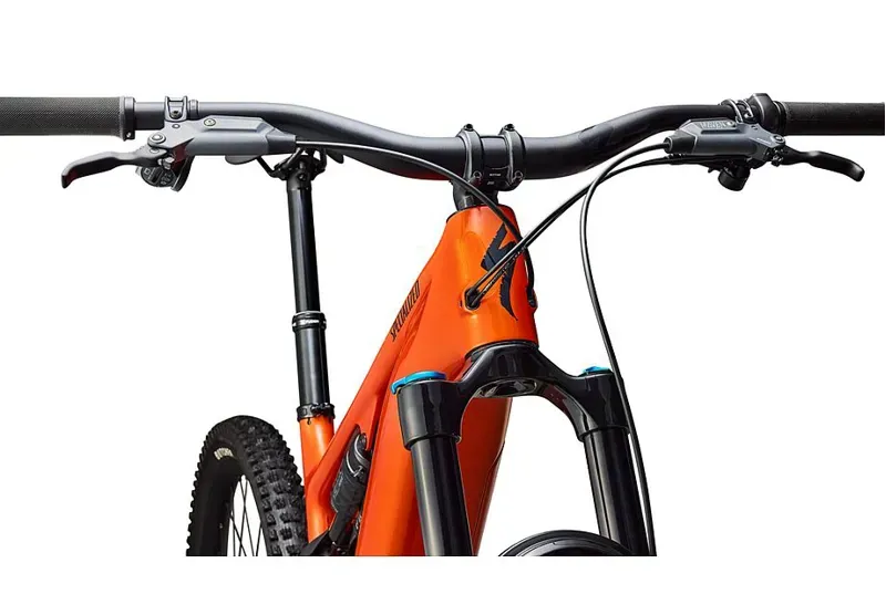 Specialized Turbo Levo 4 Comp in Orange Over Silver/Dark Navy-5