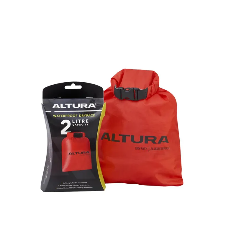 Altura Dry Pack 2L Waterproof Drypack in Red