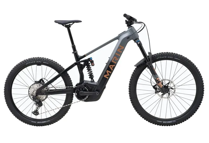 Marin Alpine Trail E2 Bosch E-Mountain Bike In Charcoal/Black