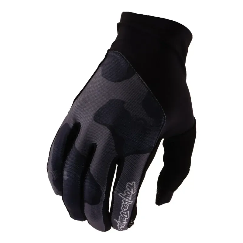 Troy Lee Designs Flowline Gloves in Flow Camo Carbon
