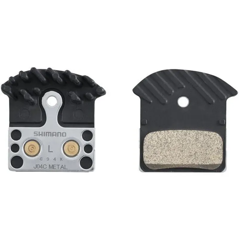 Shimano J04C Finned Pads Metal Sintered Stainless Back-1