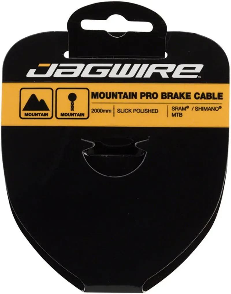 Jagwire Pro Brake Cable 1.5mm x 2000mm Pro Polished Slick in Silver-2