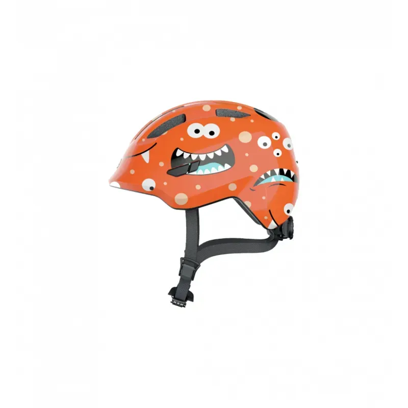 Abus Smiley 3.0 Kids Helmet 45-50cm in Orange Monster
