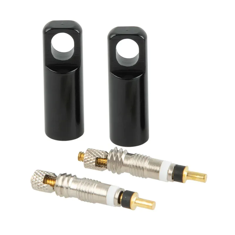 Oxford Tubeless Valve Cores and Alloy Cap Tools in Silver