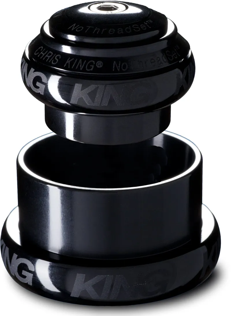 Chris King NoThreadSet 1-1/8 to 1-1/2 ec34/ec49 Tapered SV Headset in Black