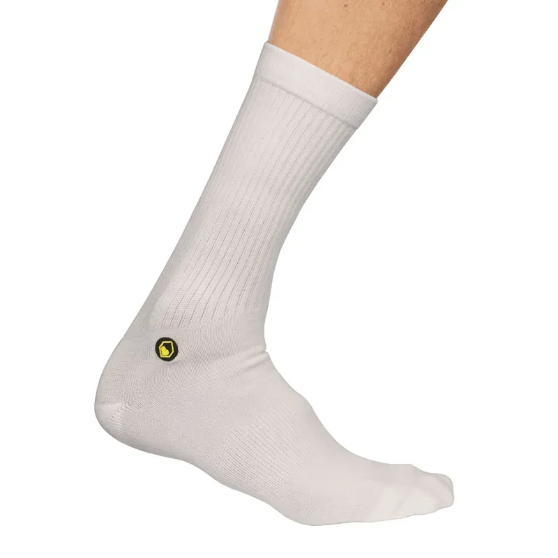 Burgtec Everyday Large Crew Socks in White