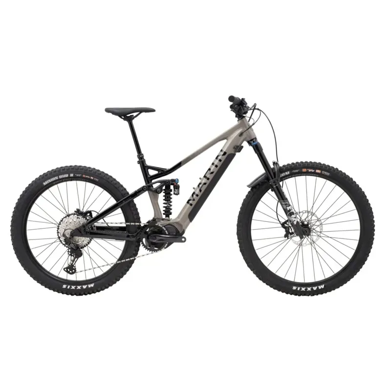 Marin Alpine Trail E2 Electric Mountain Bike in Tan/Black