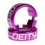 Deity Grip Clamps in Purple