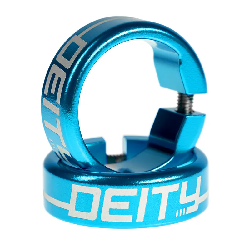 Deity Grip Clamps in Blue