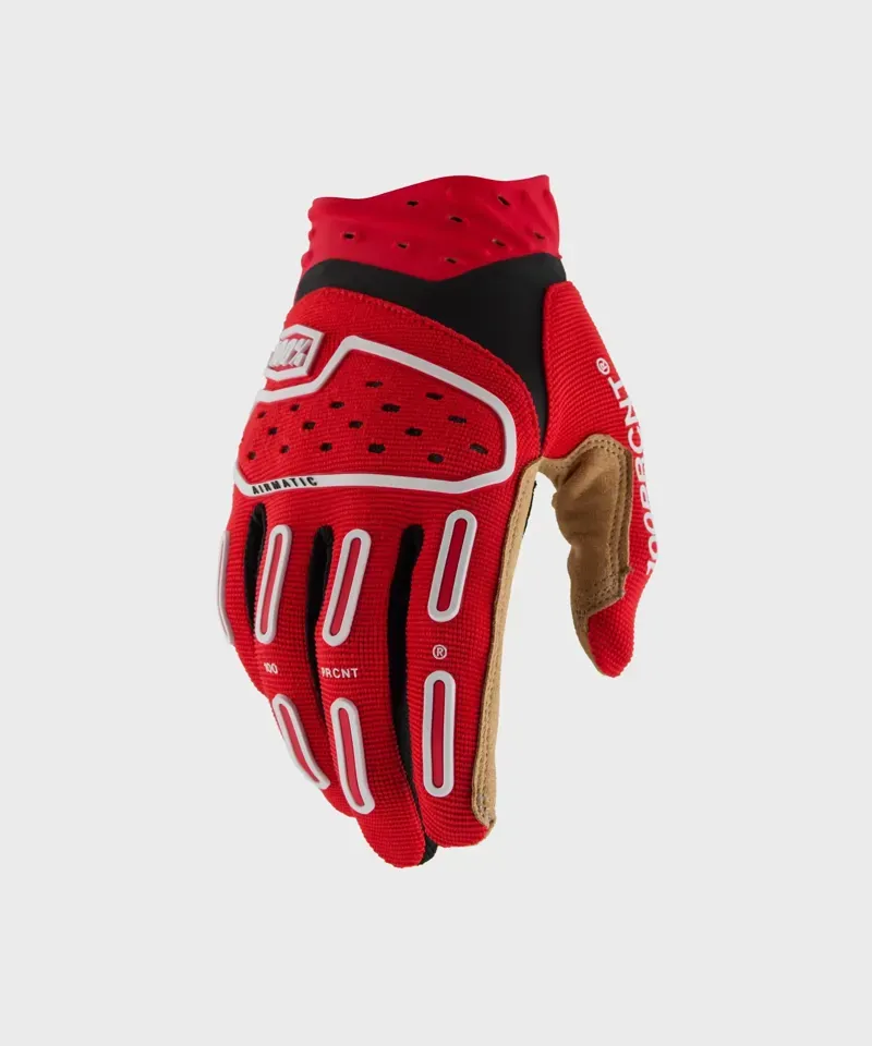 100% Airmatic 2 Gloves in Red/Black