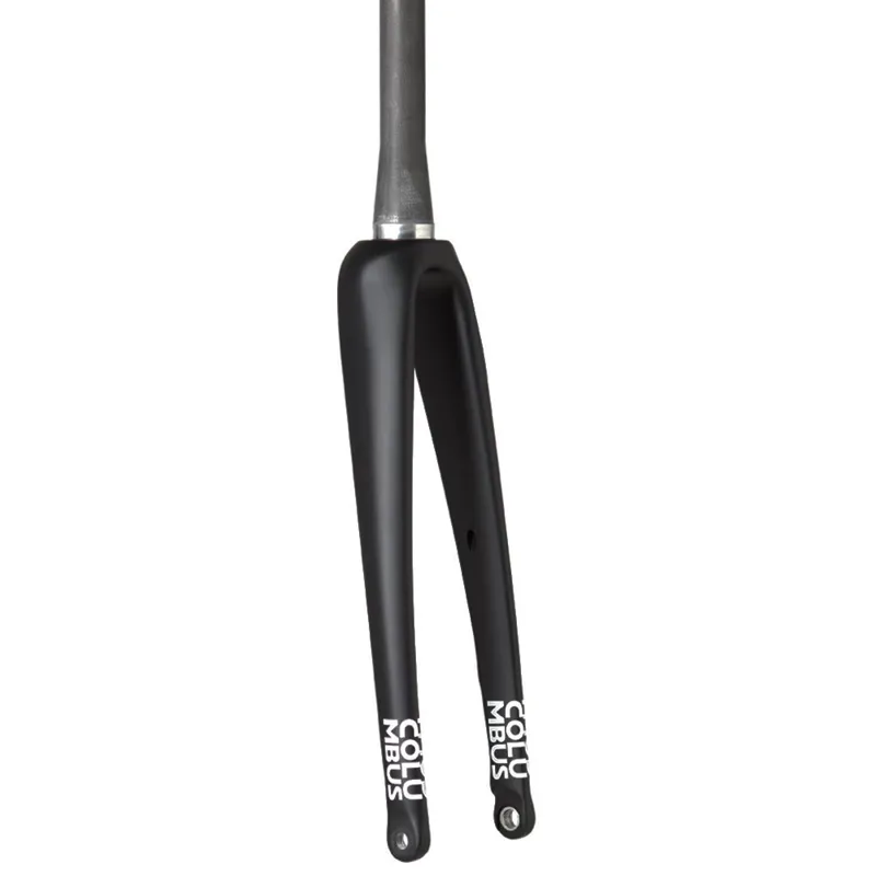 Columbus Futura Disc 1-1/2-inch Tapered Carbon Fork in Black/White