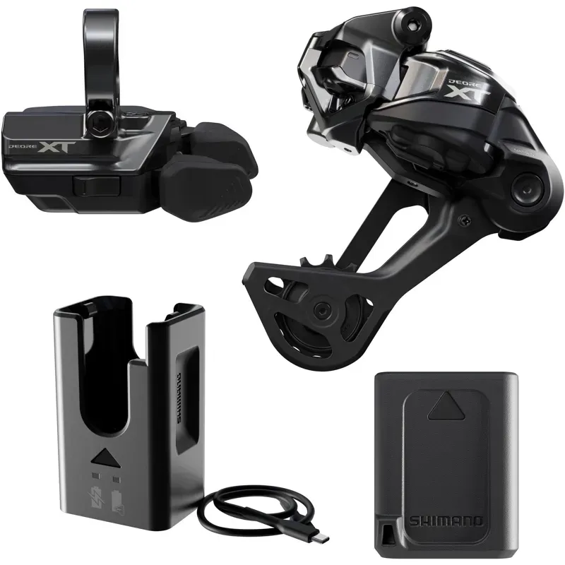 Shimano  XT M8250 Di2 Upgrade Kit Band-On SGS in Black