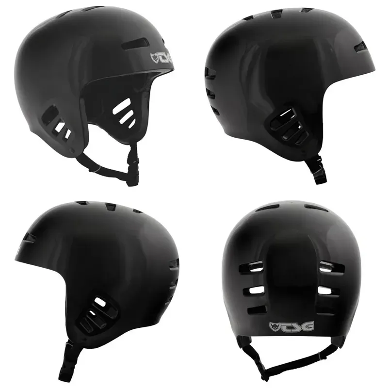 TSG Dawn Flat Helmet in Black