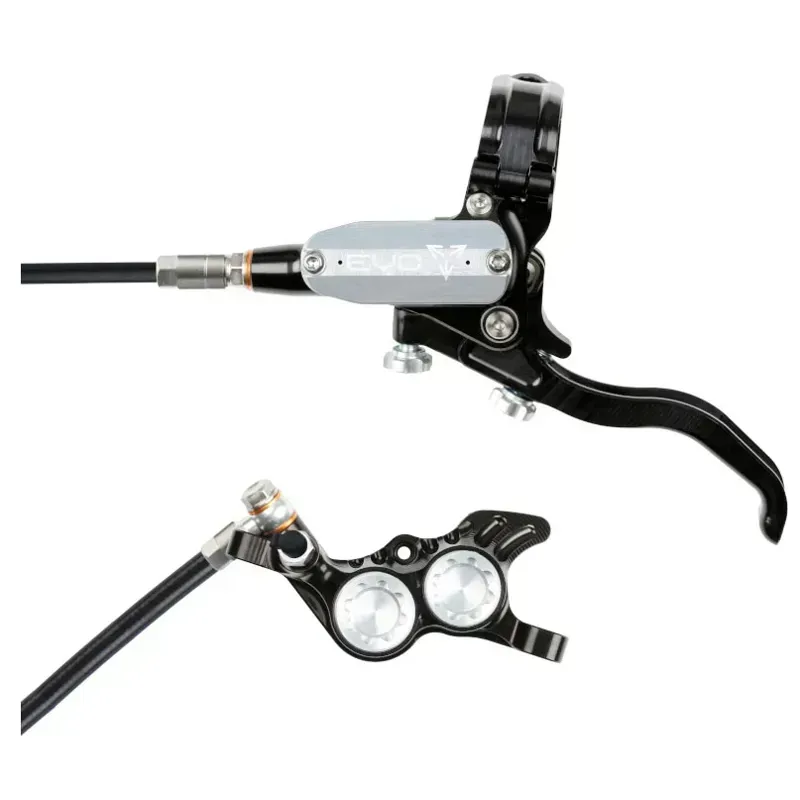 Hope Tech 4 Evo GR4 74mm Right/Rear Disc Brake in Black/Silver