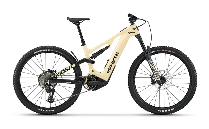 Whyte Kado RS Electric Mountain Bike in Dune Tan Yellow / Black