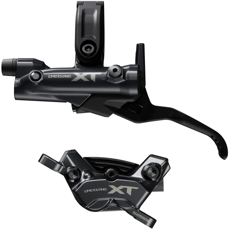 Shimano XT M8220 4 Pot Disc Brake KIT PM Rear Left in Black 