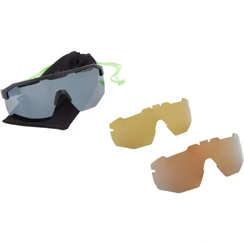 Madison Eyewear Crypto Sunglasses w/3 Lens Pack in Tortoise Shell-5