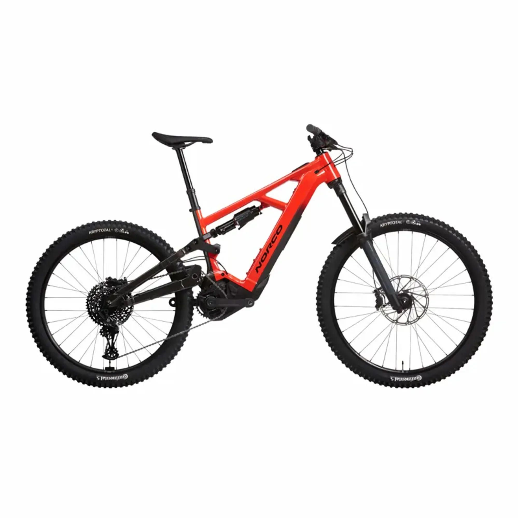 Norco Range VLT A1 Mullet E-Bike in Red Norco Range VLT A1 Mullet E-Bike in Red
