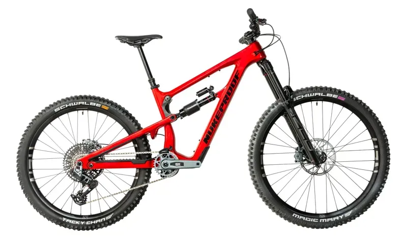 Nukeproof Mega Carbon 297/290 Mountain Bike in Red