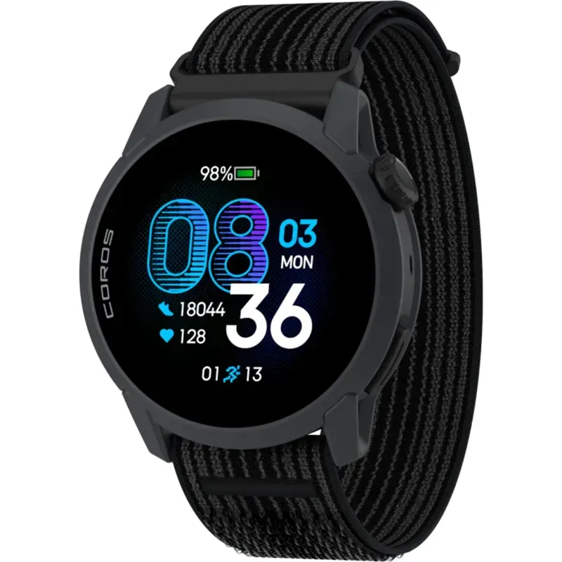 Coros Pace 4 GPS Watch Nylon Band in Black-1