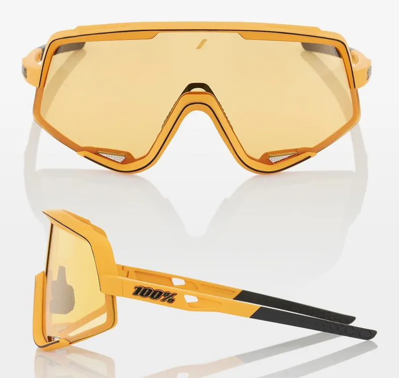 100% Glendale Yellow Lens Glasses in Soft Tact Mustard-1