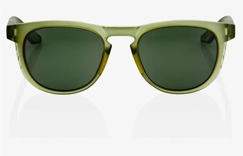 100% Slent Grey Green Lens Glasses in Olive Slate-1