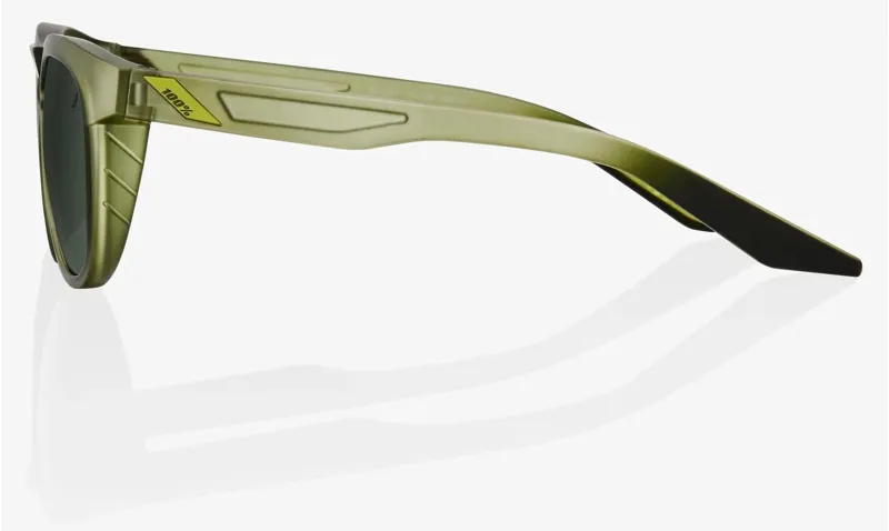 100% Slent Grey Green Lens Glasses in Olive Slate-2
