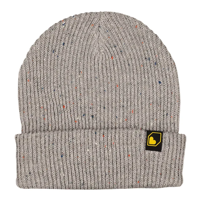 Burgtec Smugglers Beanie in Pewter Speckle-2