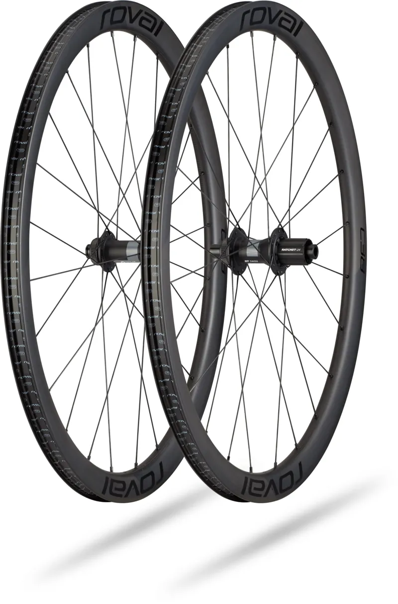 Roval Rapide C38 Carbon Wheelset in Carbon/Black 700c