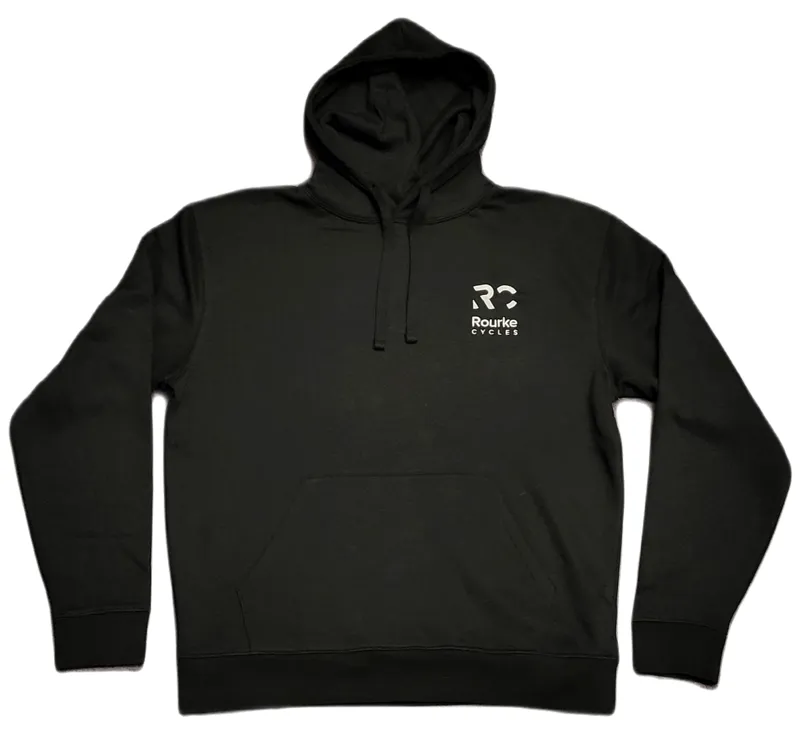 Rourke Cycles Hoodie - RC Logo in Black