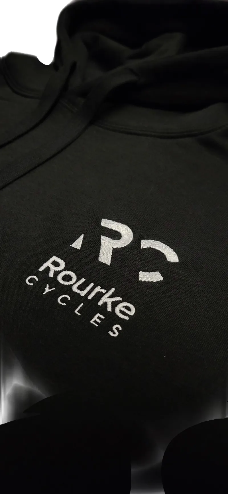 Rourke Cycles Hoodie - RC Logo in Black-1