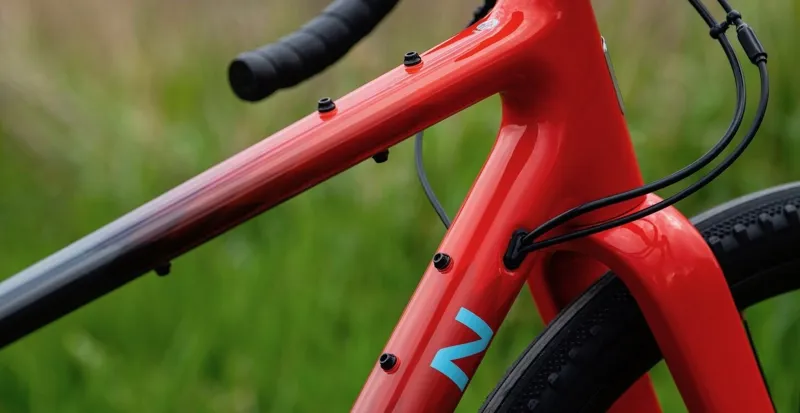 Marin Headlands 2 Gravel Bike in Gloss Black/Roarange/Blue-5
