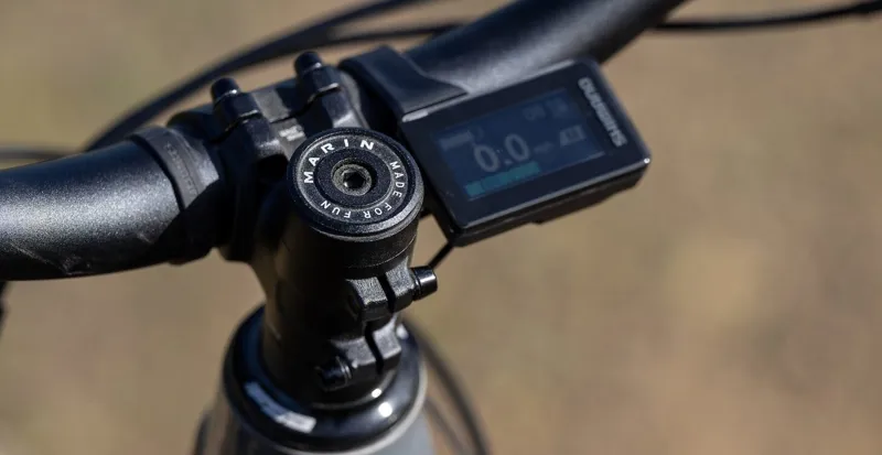 Marin Rift Zone E Bike in Grey/Blue-3