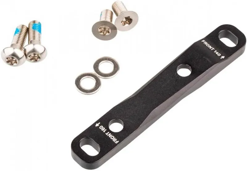 SRAM Flat Mount Bracket Front Adaptor Front 140 and 160 in Black