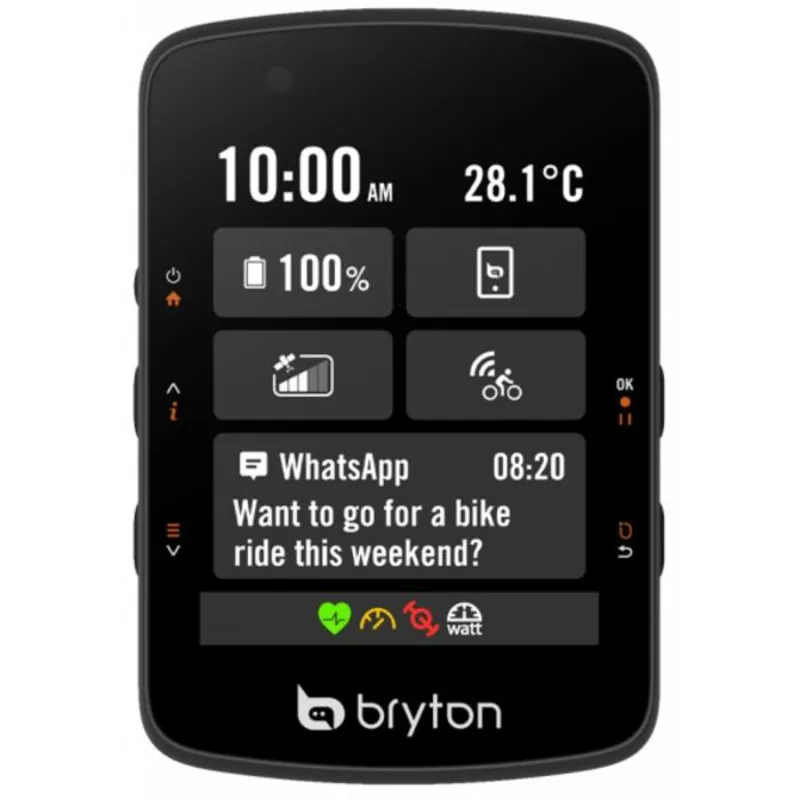 Bryton Rider 550 GPS Cycle Computer in Black-2